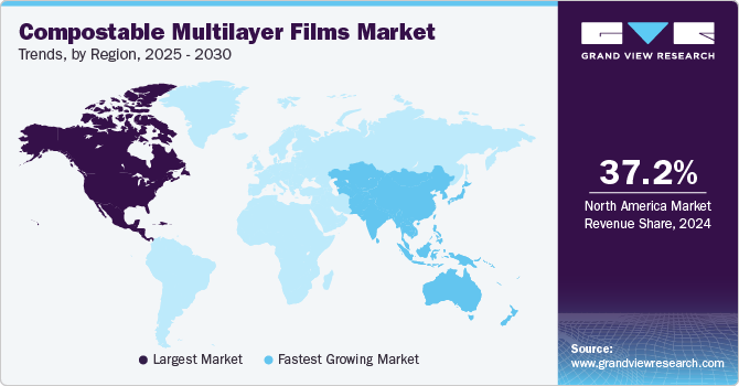 Compostable Multilayer Films Market Trends, by Region, 2025 - 2030