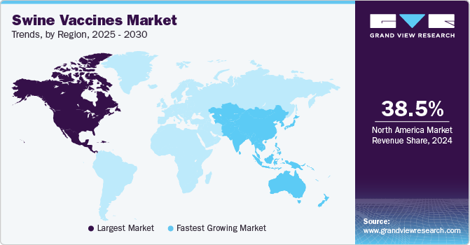 Swine Vaccines Market Trends, by Region, 2025 - 2030